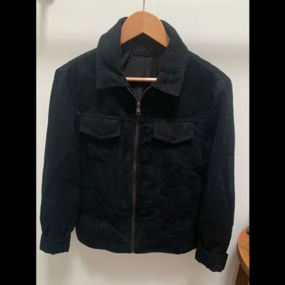 Suede Effect Jacket - Picture 1 of 3